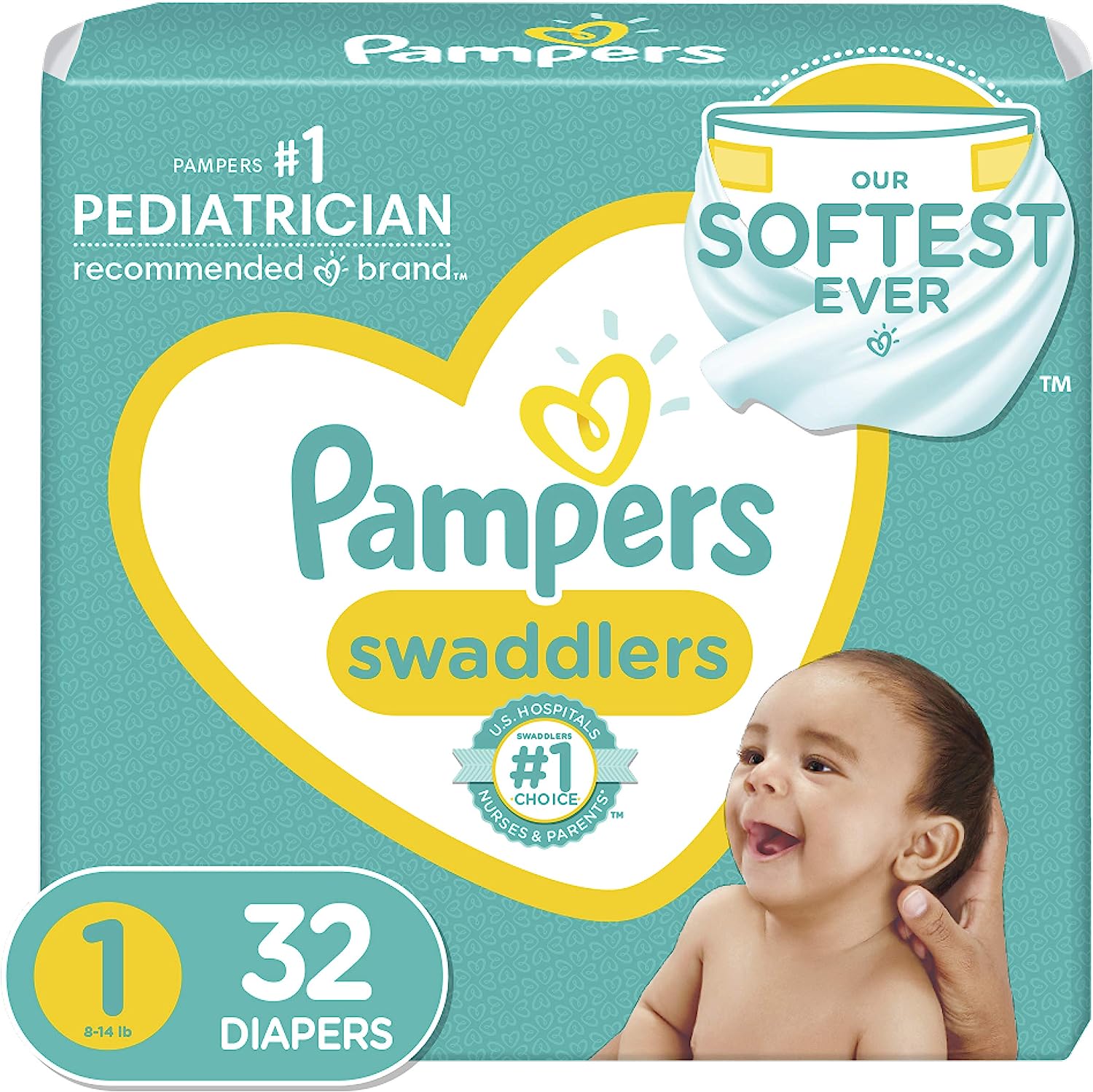 230322145014591_1 Diapers Size 3, 168 Count - Pampers Swaddlers Disposable Baby Diapers (Packaging & Prints May Vary) - Image 1